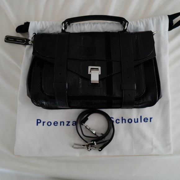 Rare Proenza Schouler Medium PS1 Exotic Stripe - Picture 1 of 9